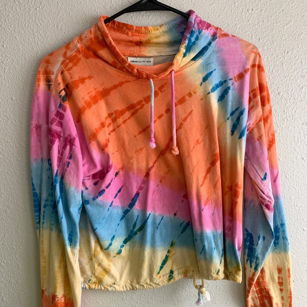Tie dye pullover WORN ONCE